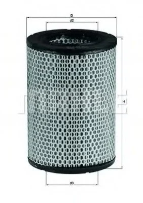 Фільтр повітряний MAHLE / KNECHT LX228 (фото 1)