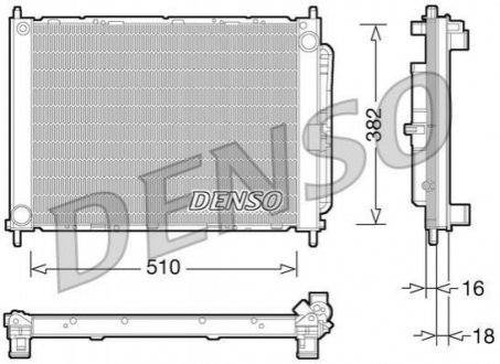 Радіатор DENSO DRM23101