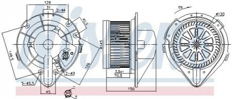 Вентилятор салона NISSENS 87798