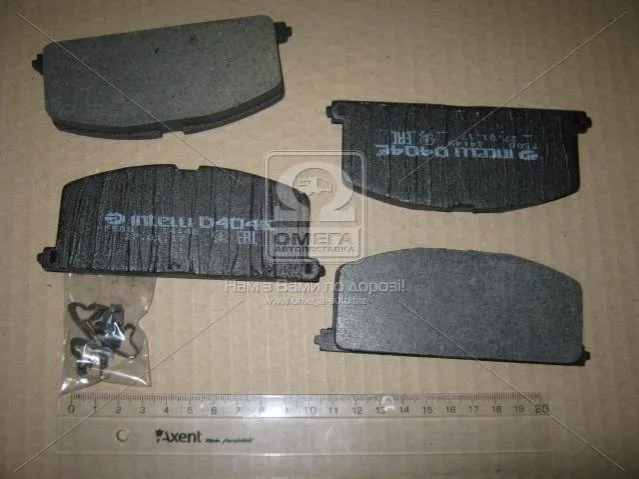Колодка гальм. диск. TOYOTA COROLLA передн. (вир-во Intelli) DAFMI / INTELLI D404EI (фото 1)
