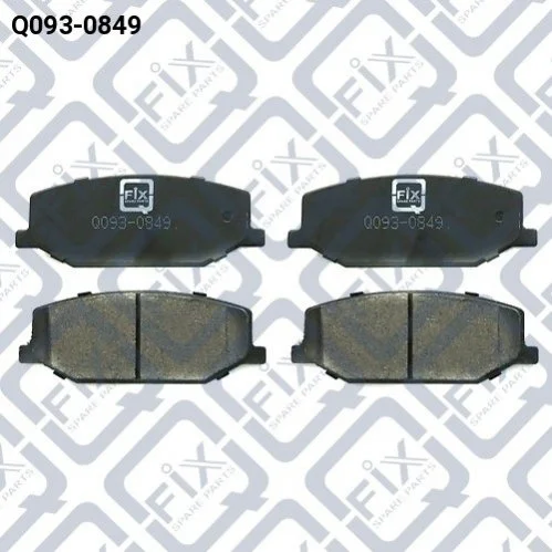 Колодки гальмівні Q-fix Q0930849 (фото 1)