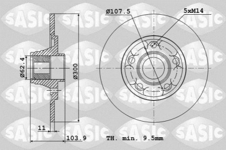 RENAULT Clio III SASIC 6104045