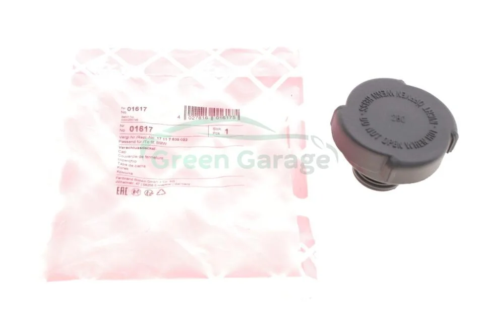 Крышка радиатора охлаждения BMW E31/E32/E34/E36/E38/E39/E46/Z3 (00-99) (пр-во FEBI) FEBI BILSTEIN 01617 (фото 1)