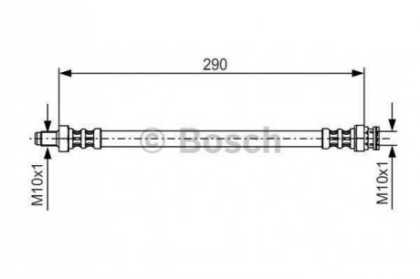 Шланг гальмівний BOSCH 1987476688