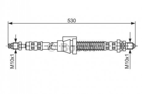 Шланг гальмівний BOSCH 1987476605