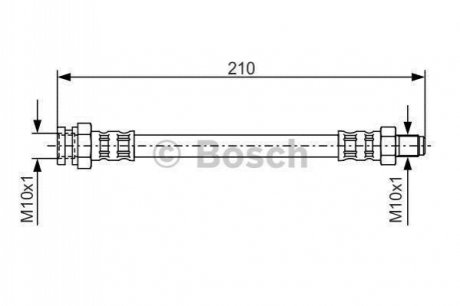 Шланг гальмівний BOSCH 1987476502