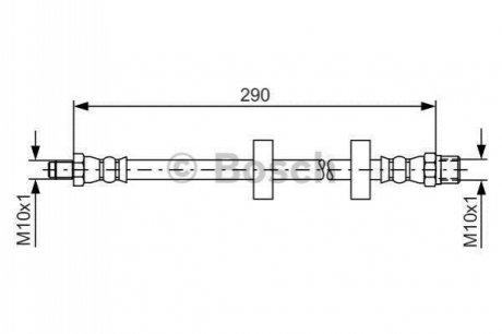 Шланг гальмівний BOSCH 1987476334