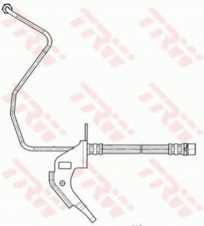 Шланг гальмівний TRW PHD563