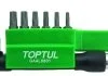 Комплект біт 1/4 TOPTUL GAAL0801 (фото 1)