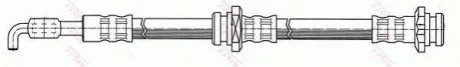 Шланг гальмівний TRW PHD425