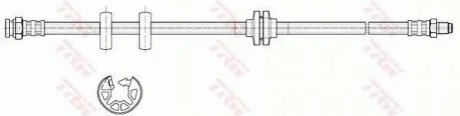 Шланг гальмівний TRW PHB399