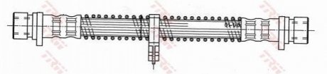 Шланг гальмівний TRW PHA531