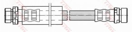 Шланг гальмівний TRW PHA498