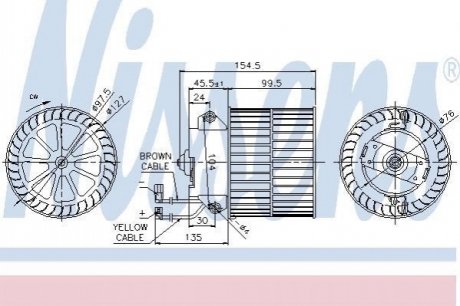 Dmuchawa ASTRA F NISSENS 87057