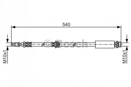 Шланг гальмівний BOSCH 1987476057