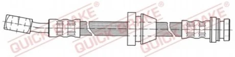 Шланг гальмівний QUICK BRAKE 58919