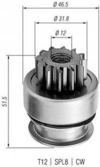 Бендикс стартера MAGNETI MARELLI 940113020261