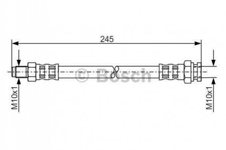 Шланг гальмівний BOSCH 1987476876