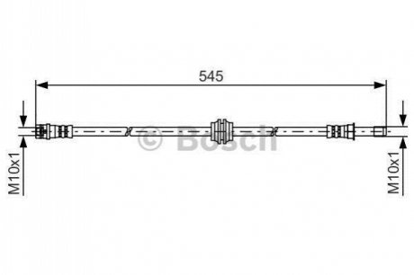 Шланг гальмівний BOSCH 1987481454