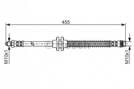 Шланг гальмівний BOSCH 1987476126