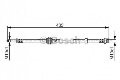 Шланг гальмівний BOSCH 1987481023
