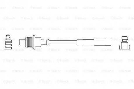 Провод зажигания BOSCH 0986356151 (фото 1)