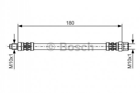 Шланг гальмівний BOSCH 1987476302