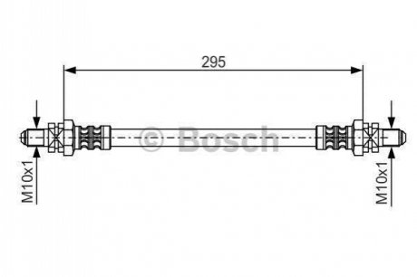 Шланг гальмівний BOSCH 1987476382
