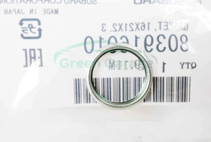 Прокладка пробки масляного поддона SUBARU 803916010 (фото 1)