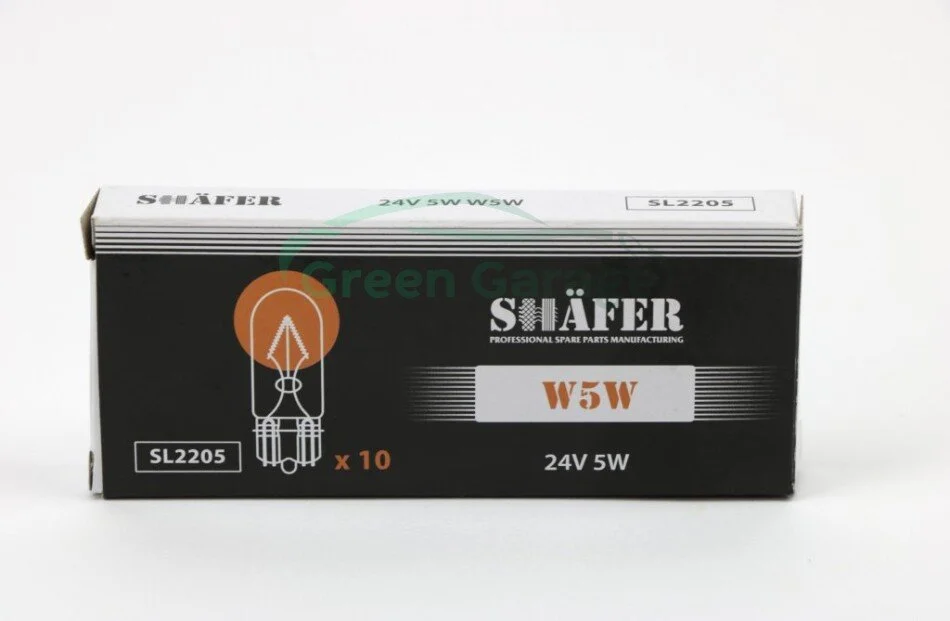 Лампа 24V 5W W5W SHAFER SL2205 (фото 1)