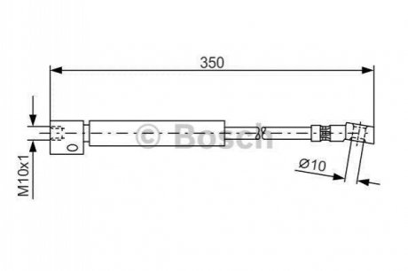 Шланг гальмівний BOSCH 1987476409