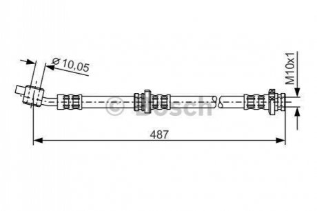 Шланг гальмівний BOSCH 1987476135