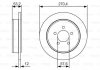 Гальмівний диск BOSCH 0986479A80 (фото 1)