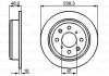 Диск гальмівний BOSCH 0986478350 (фото 1)