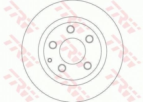 Диск гальмівний TRW DF4442