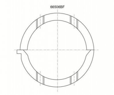 Опора колінвалу GLYCO A2082STD