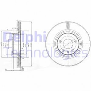 Диск гальмівний DELPHI BG3942