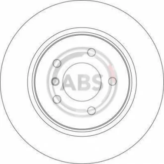 Гальмівний диск A.B.S. 17026