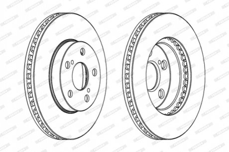 Диск гальмівний FERODO DDF992