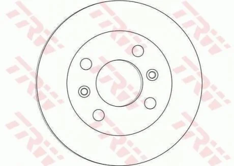 Диск гальмівний TRW DF4458