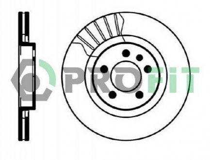 Диск гальмівний PROFIT 50100928