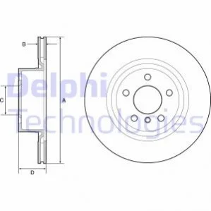 Диск гальмівний DELPHI BG4644C