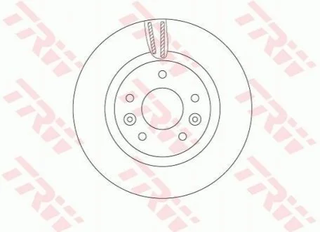 Диск гальмівний TRW DF6786