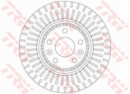 Диск гальмівний TRW DF6208S