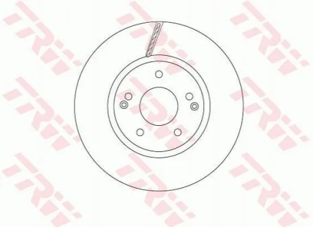 Диск гальмівний TRW DF6804