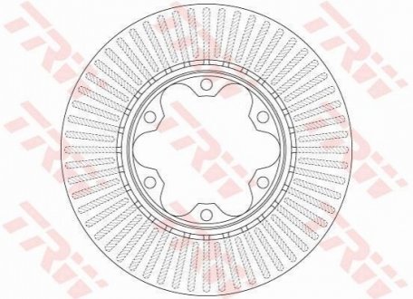 Диск гальмівний TRW DF6481