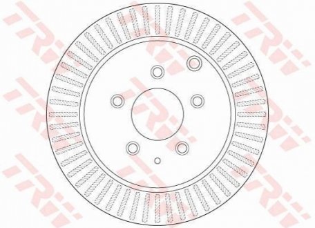 Диск гальмівний TRW DF6385