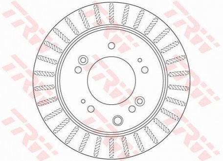 Диск гальмівний TRW DF6191S