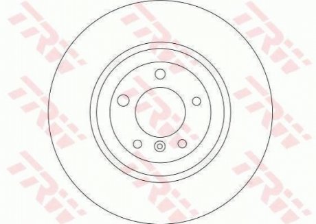 Диск гальмівний TRW DF4350S (фото 1)
