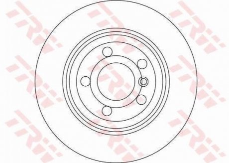 Диск гальмівний TRW DF4388